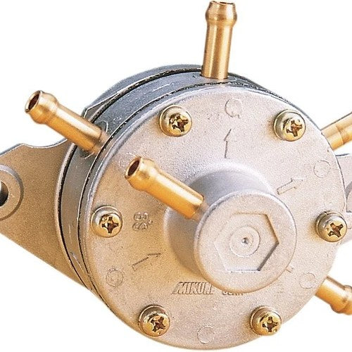 Mikuni Flush Mount Pulse Fuel Pump for Triple Carburetors 35 L/Hr Flow Rate