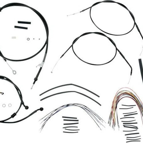 Burly Cable/Brake Line Kit for 14" Ape Hangers #B30-1004 Harley Davidson