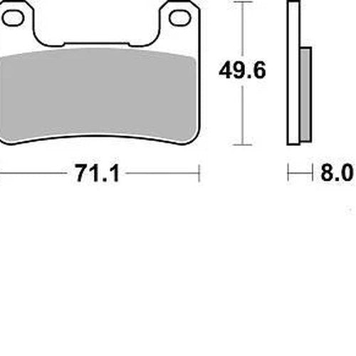 Braking CM55 Brake Pads #898CM55 for Suzuki/Kawasaki