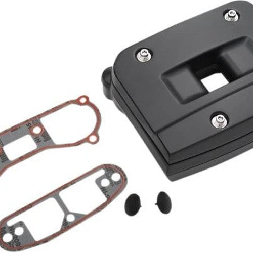 Drag Specialties Rocker Box Cover Kit Black #145443 Harley Davidson