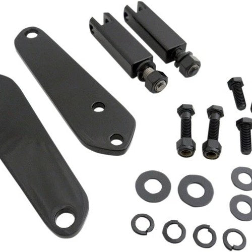 Drag Specialties Front Highway Bars 3-3/8" Female Mount Black Harley Davidson