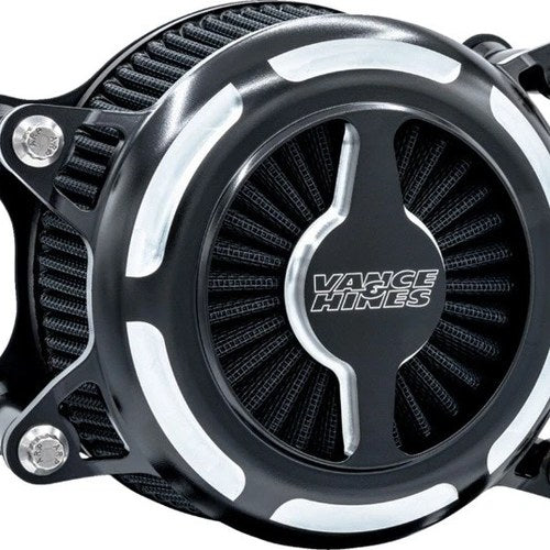 Vance & Hines VO2 Blade Air Cleaner Contrast Cut Black #41111 Harley Davidson