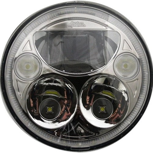 Custom Dynamics TruBEAM LED Headlight with Chrome Reflector