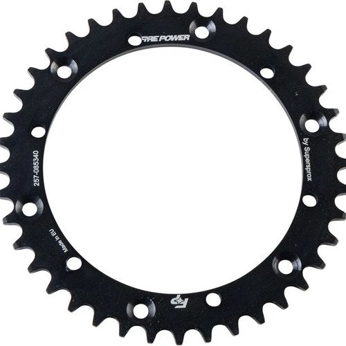 Fire Power 520 Steel Rear Sprocket 40T Black #FPS-853-40-BLK for Yamaha