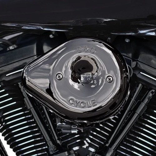 S&S Stealth Teardrop Air Cleaner Kit Lava Chrome #170-0781 Harley Davidson