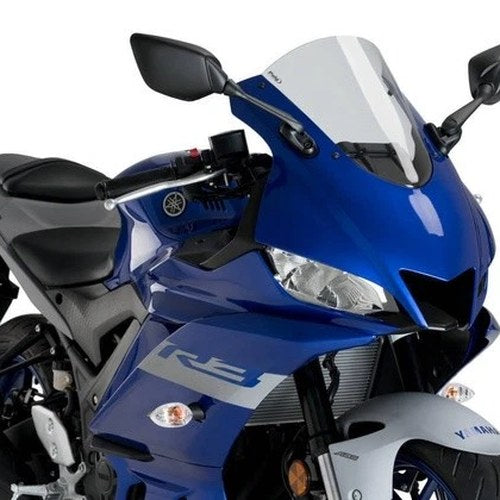 Puig R-Racer Screen Clear 3737W for Yamaha YZF-R3 2019-2023