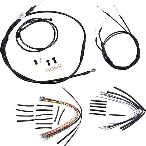 Burly Cable/Brake Line Kit for 16" Gorilla Bars Harley Fxdwgi Dyna Wide Glide 06