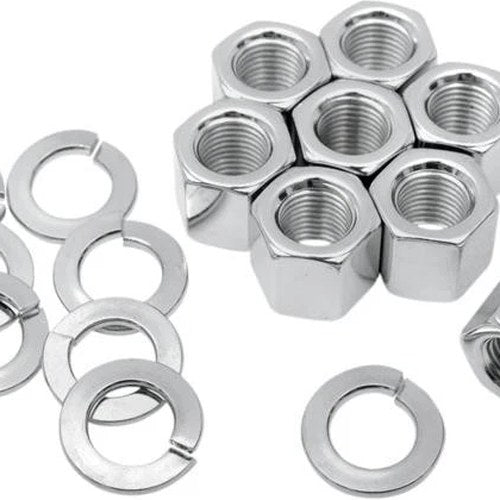 Colony Cylinder Base Nut Kit Chrome #8104-16 Harley Davidson