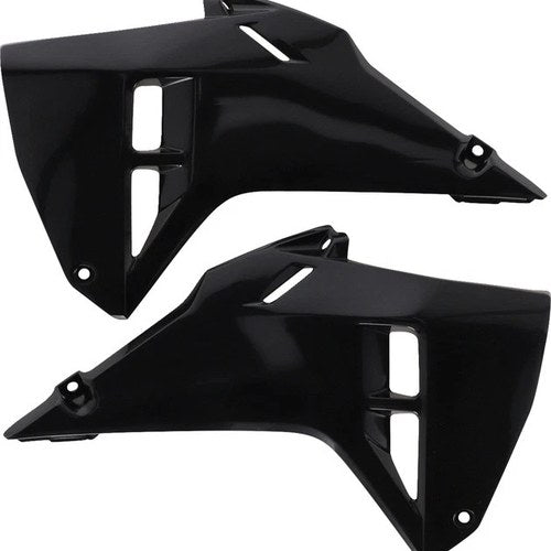 Acerbis Radiator Shrouds Black #2986000001 for Honda Crf 250/CRF 450 2025