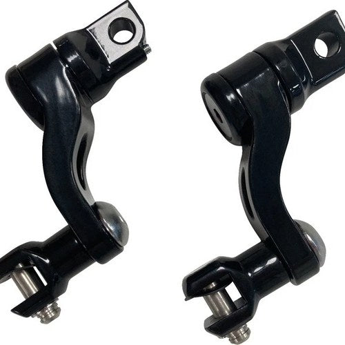 Drag Specialties Adjustable Passenger Peg Mount Gloss Black