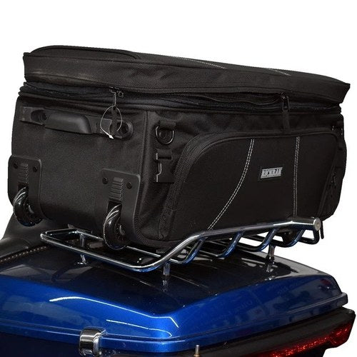 RickRak Premium TourPak Luggage Rack Roller Bag Kit Black