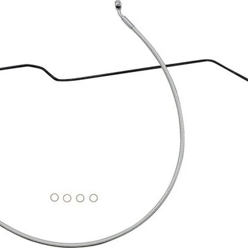 Magnum Alternate Length Scii ABS Front Upper Brake Line 39" Indian Scout