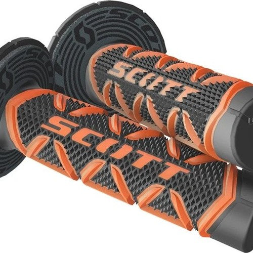 Scott Usa Diamond Full Waffle Grips Orange/Black