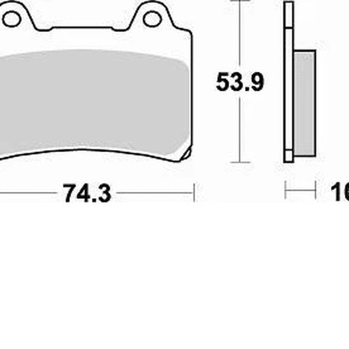 Braking SM1 Brake Pads #692SM1 for Yamaha
