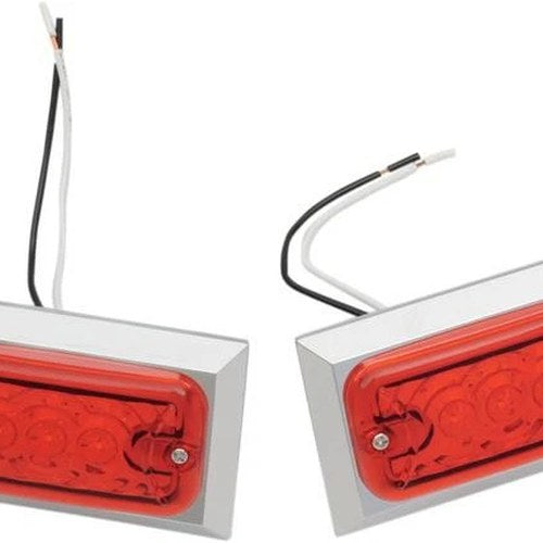 Chris Products LED Marker Lights Dual-Function Red 2-Pack