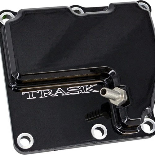 Trask CheckM8 Vented Transmission Top Cover Gloss Black #TM-2041BK