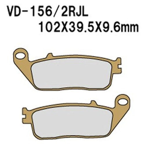 Vesrah VD-156RJL Sintered Metallic Brake Pads #VD-156RJL