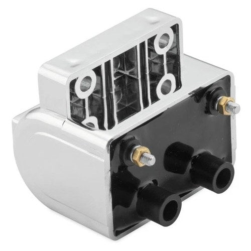 Twin Power 4 Ohm Ignition Coil Chrome #10-2032 Harley Davidson