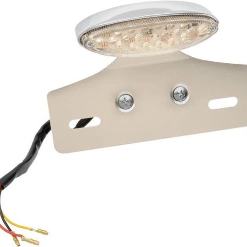 DS Cat Eye LED Taillight With License Mount Clear