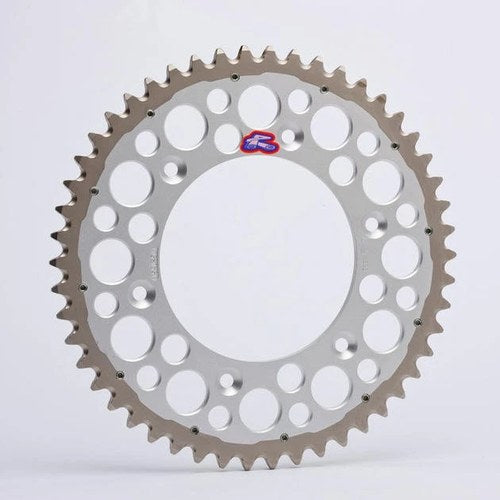 Renthal 520 TwinRing Rear Sprocket 48T Silver #1230-520-48GPSI for Suzuki