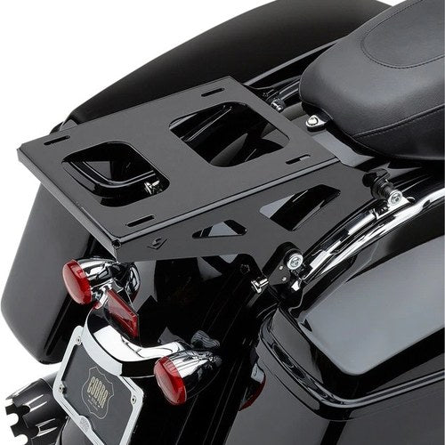 Cobra Two-Up Tour Pack Mount Kit Black 602-2702B Harley Road/Street Glide