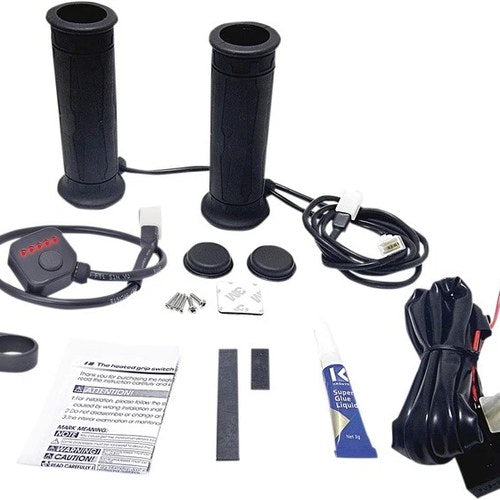 Koso 5 Level Heated Grips Twist Throttle 7/8"