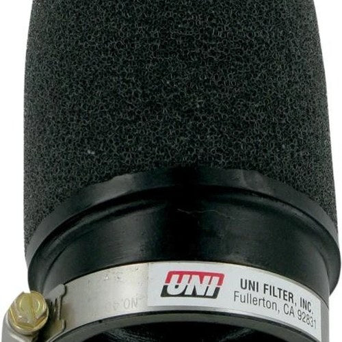 Uni Universal Clamp-On Snowmobile Pod Air Filter Angled 2-1/4" ID 4" L
