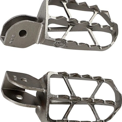 Moose ND Series Offset Footpegs 1/2" Offset Silver BMW Enduro 1993-2016