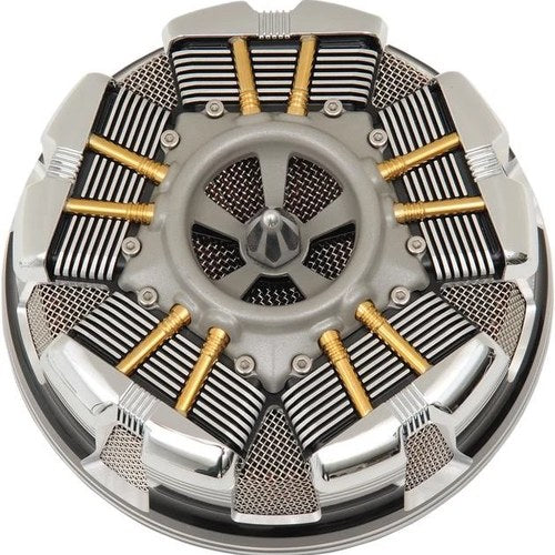 Ciro Radial Air Cleaner Black/Natural #35153 Harley Davidson