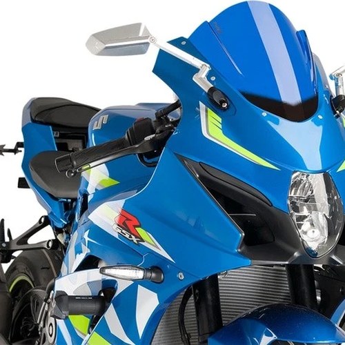Puig 3mm Z Racing Windscreen Blue for Suzuki GSX-R1000R/GSX-R1000/GSX-R1000X