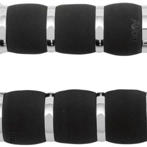 Avon Air Cushioned Grips Rival Chrome for Tbw #AIR-90-FLY-RIV Harley Davidson