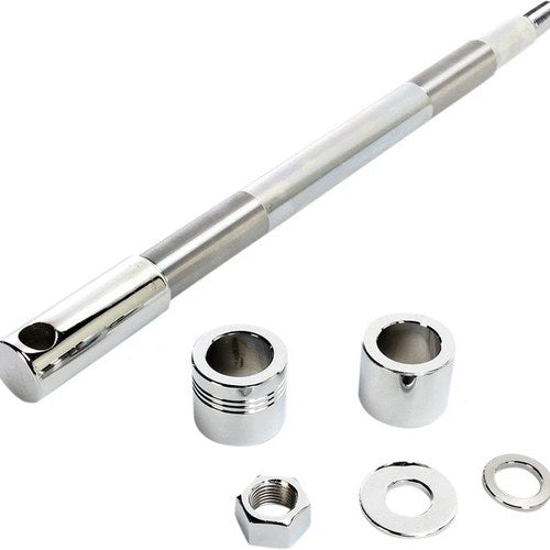 Drag Specialties Chrome Front Axle Kit #173972 Harley Davidson Softail