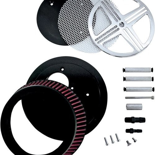 Baron Triple X Bak Big Air Kit Air Cleaner Chrome fits Suzuki Boulevard M109R