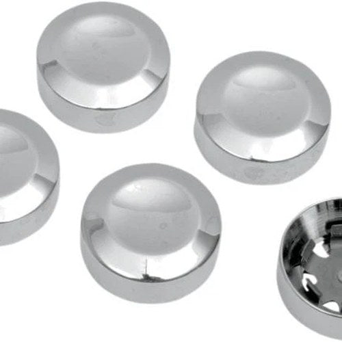 DS Rear Pulley Bolt Covers Chrome 5-Pack Harley Davidson #142814