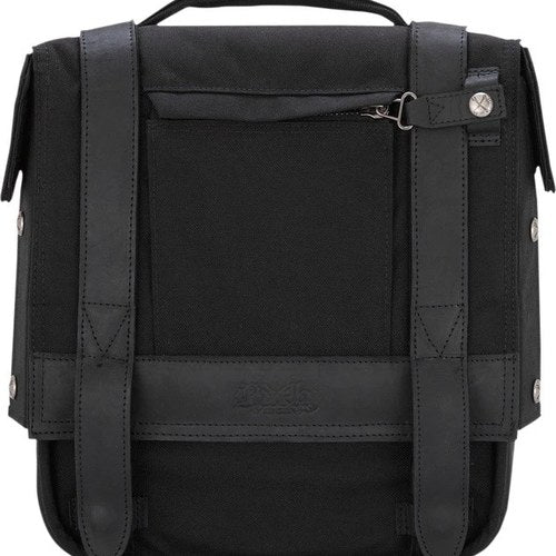 Burly Saddlebag Black Nylon