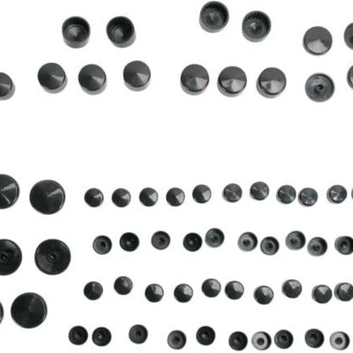 DS Standard Bolt Cover Kit Black Harley Davidson Sportster 50/883/1200 #144301