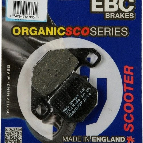 Ebc Sfa Organic Scooter Brake Pads SFA83 Fits Kawasaki AR50/AR80 Mini GP 1982