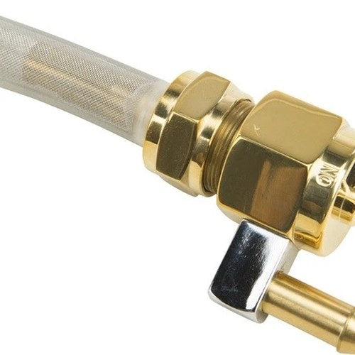 HardDrive Hex Petcock Brass 22mm Downward