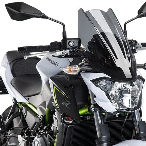 Puig Naked Touring Windscreen Dk Smoke for Kawasaki ER650H Z650 ABS/ER650G Z650