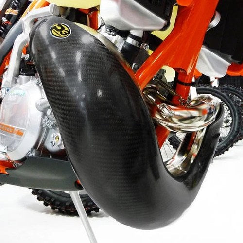 P3 Carbon Fiber Pipe Guard for Stock/FMF Gnarly Pipe #101064-FMF Husqvarna
