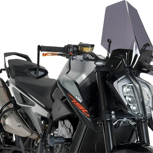 Puig Naked Sport Windscreen Dark Smoke #9668F KTM 790 Duke