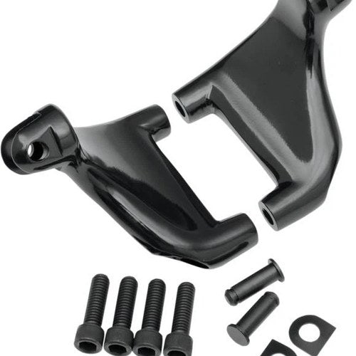 DS Passenger Footpeg Mount Kit Black Harley Davidson Sportster #143366