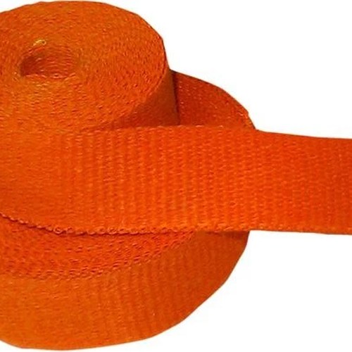 Cycle Performance Exhaust Wrap w/Tie Wraps 2" x 25' Orange/Black