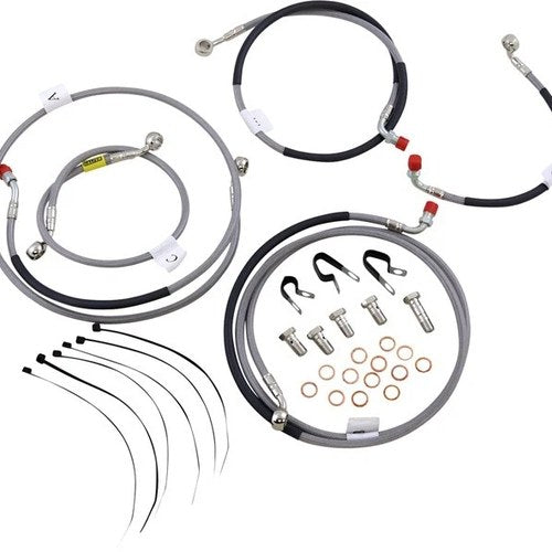 Galfer Brake 5-Line Kit Clear fits Kawasaki EX 650 Ninja 650 ABS 2013-2016