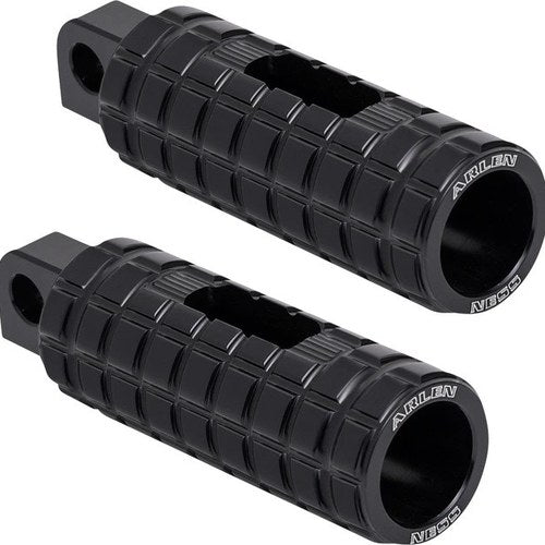 Arlen Ness Male Mount SpeedLiner Driver Footpegs Black #400-034 Harley Davidson