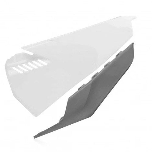 Acerbis Vented Side Panels 20 White/Gray #2791621039 Husqvarna