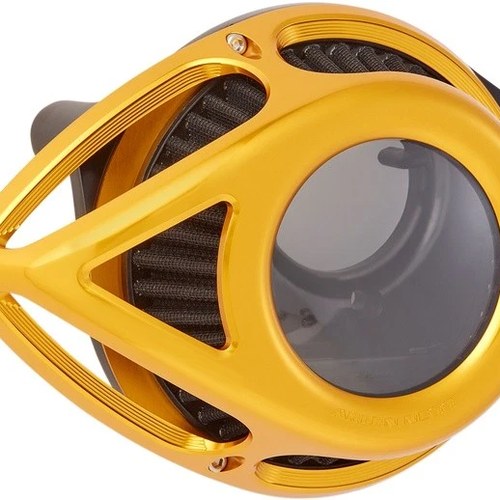 Arlen Ness Clear Tear Air Cleaner Kit Gold #18-912 Harley Davidson