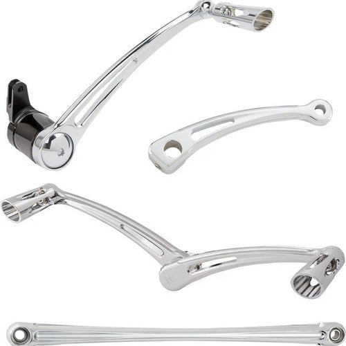 Arlen Ness Deep Cut Foot Control Kit Chrome #420-107 Harley Davidson