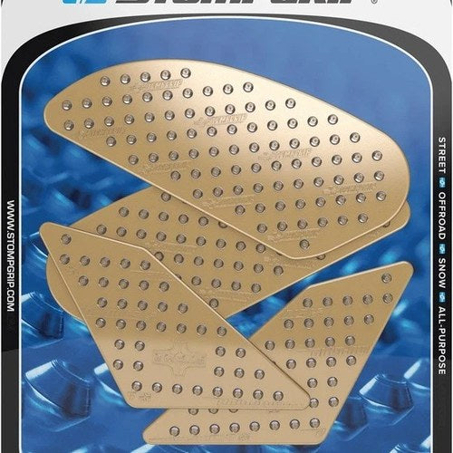 Stomp Volcano Profile Traction Pad Tank Grips Clear for Honda Cbr 500/CB500