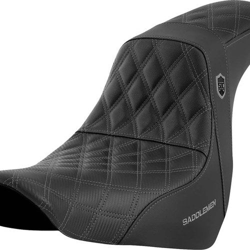 Saddlemen Sdc Performance Gripper Seat Gray Stitch #284830 Harley Davidson